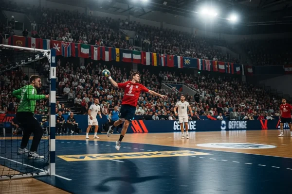 Handball-Mannschaften in der Gruppenphase der EM 2026