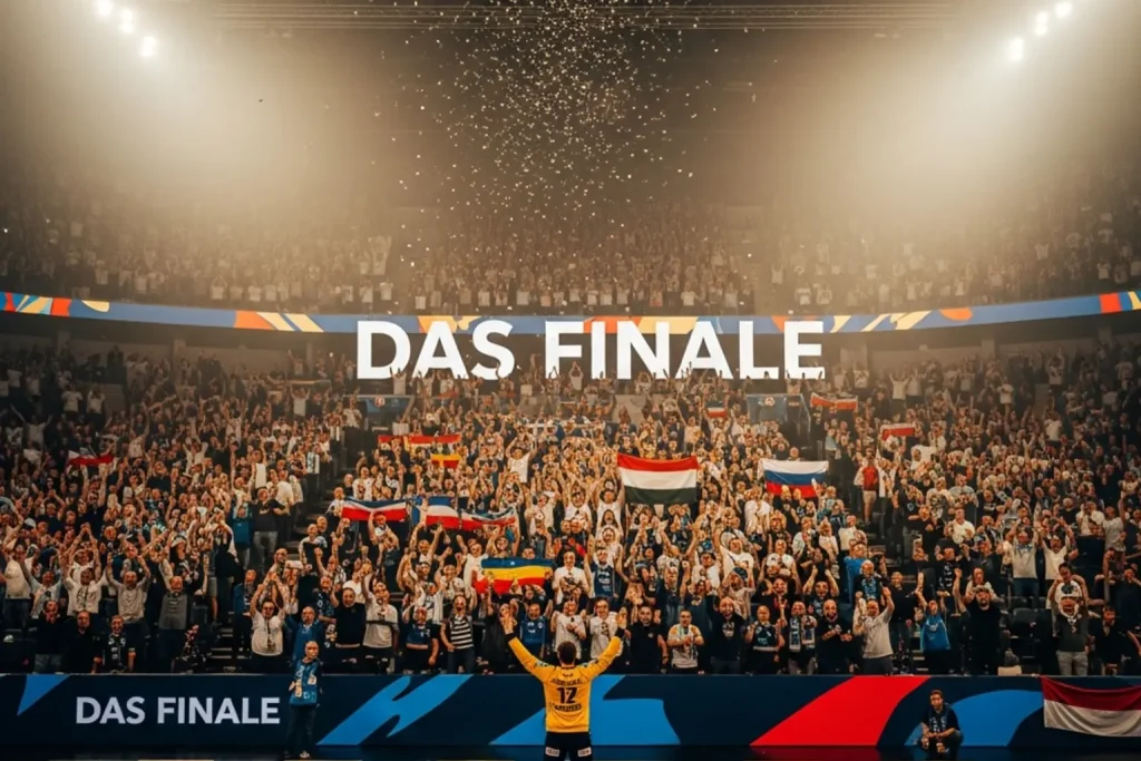 Handball-Finale in ausverkaufter Arena mit Jubel der Fans